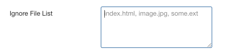 agileDownloads ignore Filelist