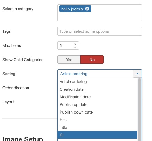 exposer sortbyarticleid