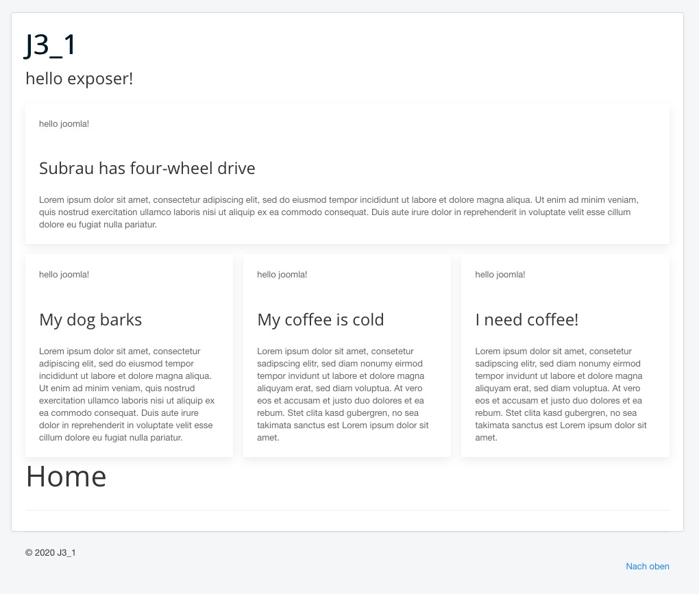 frontend first impression