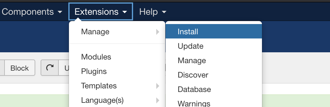 install
