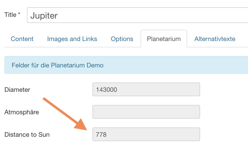 exposer demo planetarium distance