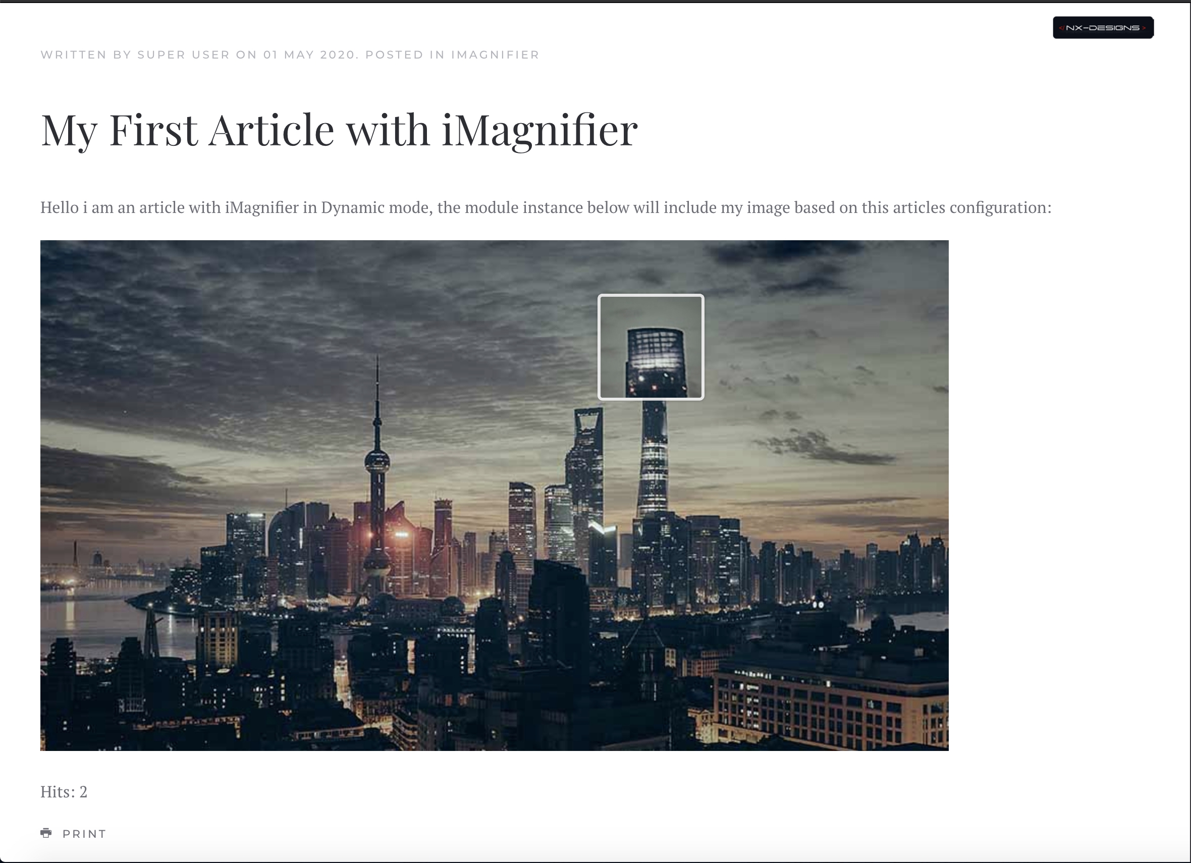 Article Frontend Finish