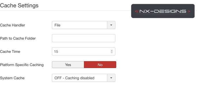 Global Configuration J3 Administration Cache