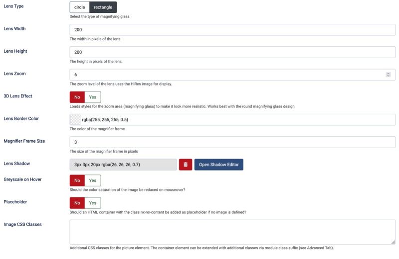 iMagnifier static images setup