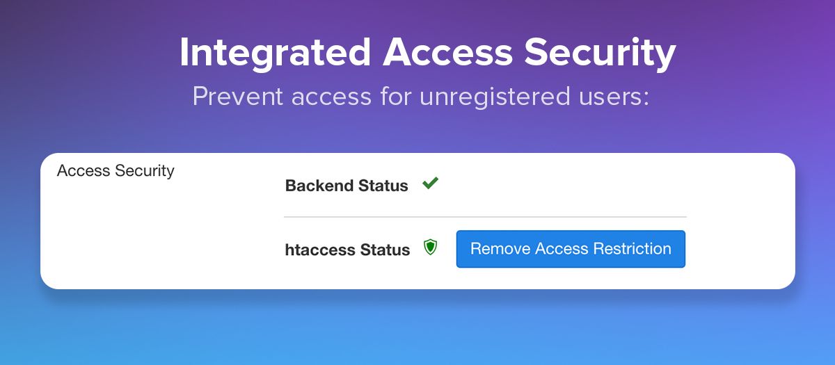 Integrated Access Security